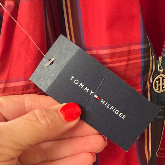 Tommy Hilfiger Red Plaid Mini Dress - Picture 5 of 6